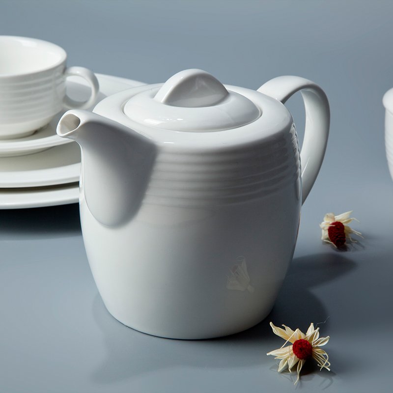 French Style Embossed White Color Porcelain Dinnerware Sets - TW01 3