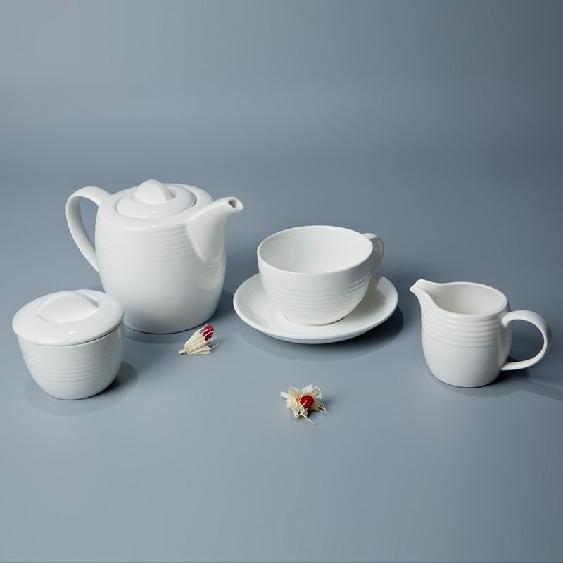French Style Embossed White Color Porcelain Dinnerware Sets - TW01 5