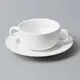 Two Eight royal french white porcelain dinnerware sample for hotel 6