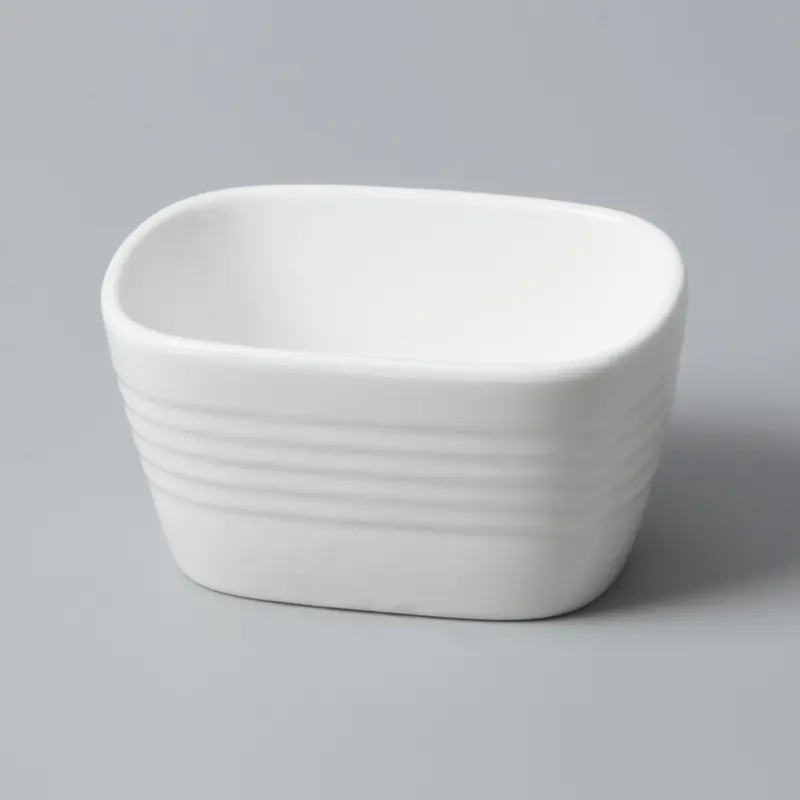 Two Eight royal french white porcelain dinnerware sample for hotel 8