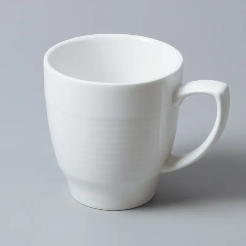 Two Eight Italian style white porcelain dinnerware sets series for bistro 6