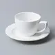 Two Eight Italian style white porcelain dinnerware sets series for bistro 8