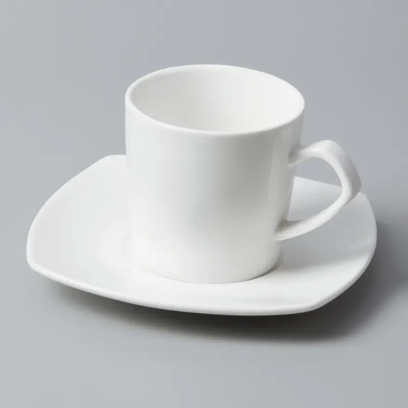 Two Eight square white porcelain dinnerware restaurant series for home 9