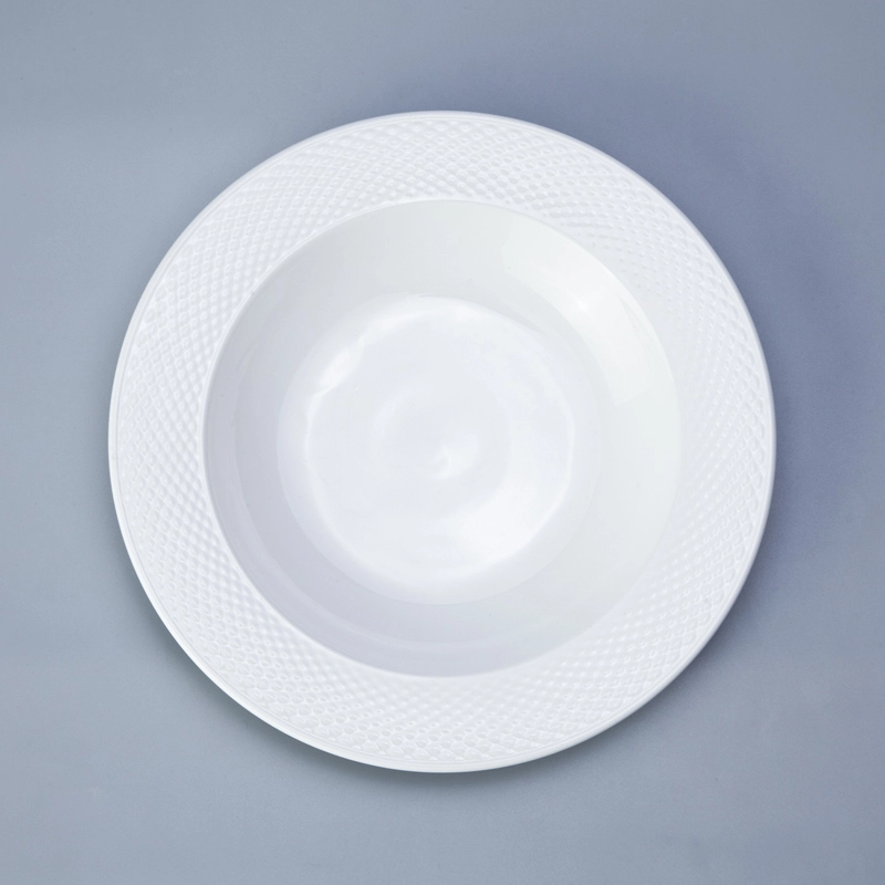 Two Eight stock white porcelain dish set directly sale for dinner 3