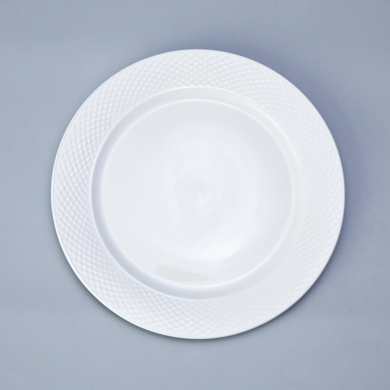 Two Eight stock white porcelain dish set directly sale for dinner 2