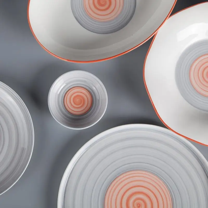 Green Porcelain Plates Hotel & Restaurant & Resort and Catering Industry - for Business - Two Eight 3
