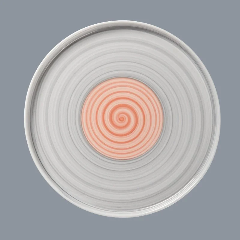 Two Eight durable cream colored porcelain dinnerware round for kitchen 10