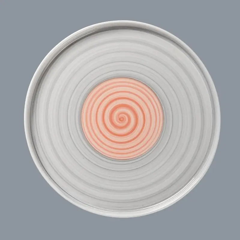 irregular everyday porcelain black from China for dinning room 10