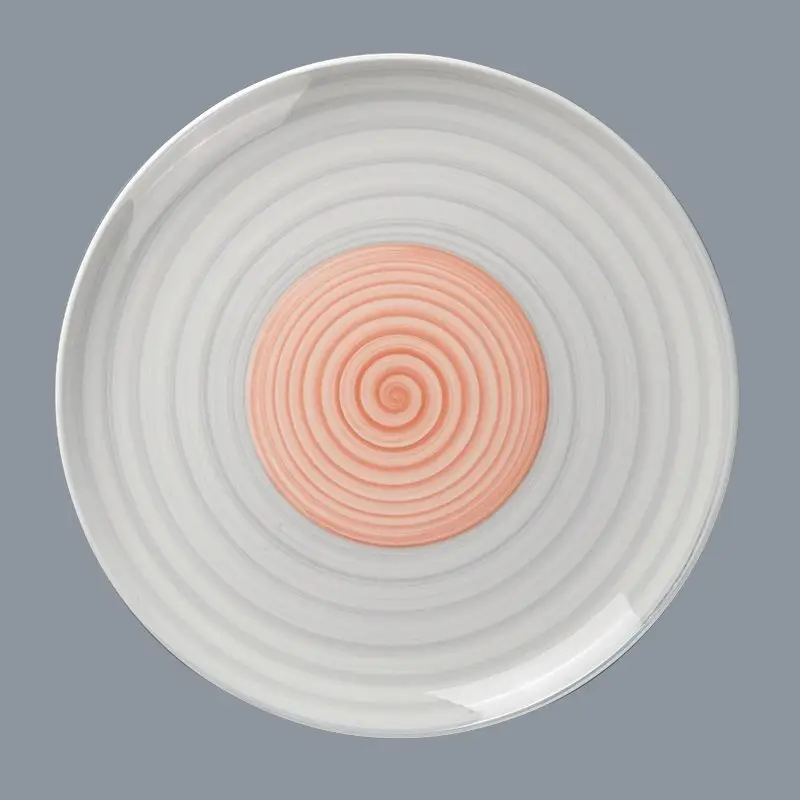 irregular everyday porcelain black from China for dinning room 8