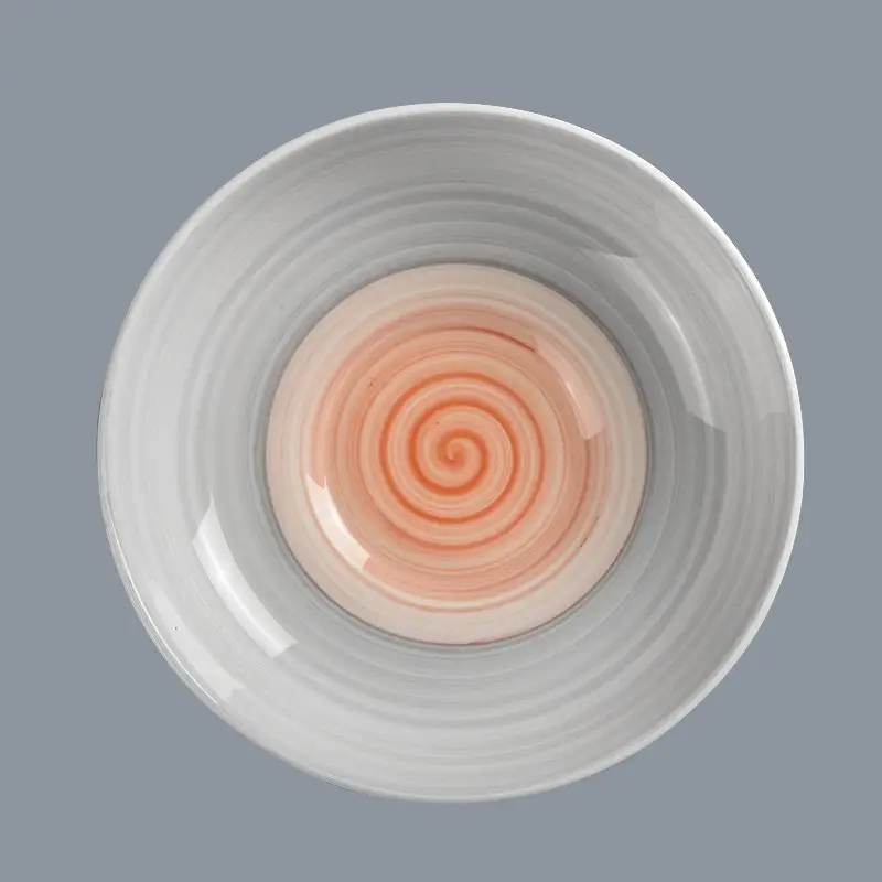 irregular everyday porcelain black from China for dinning room 9
