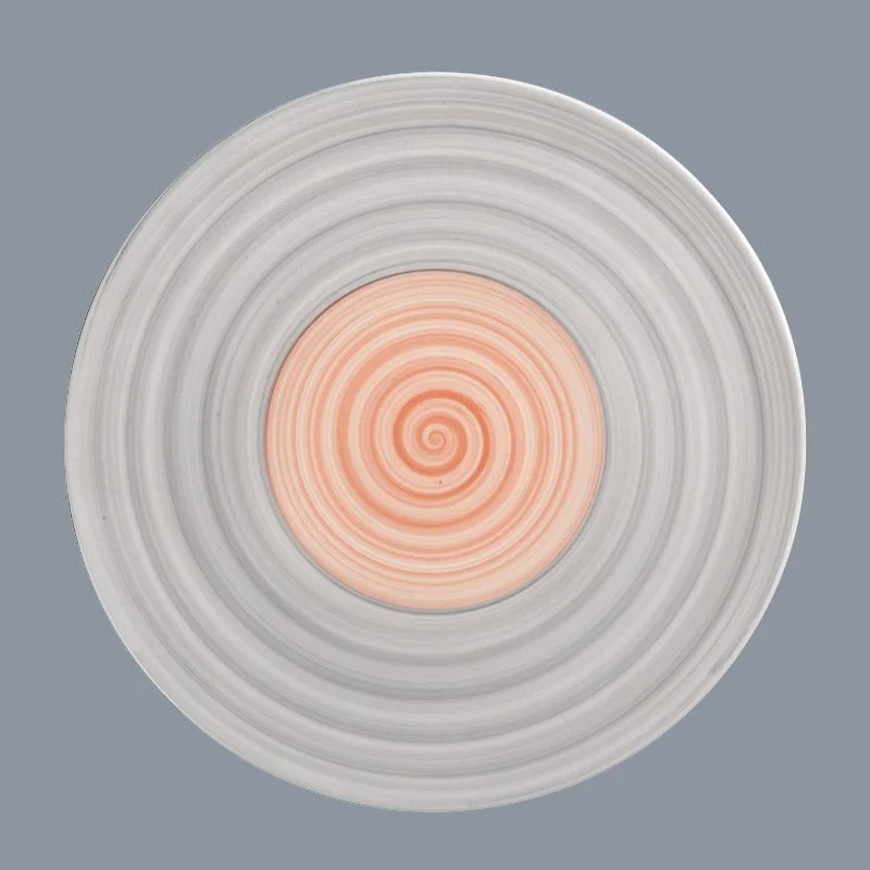 Two Eight durable cream colored porcelain dinnerware round for kitchen 5