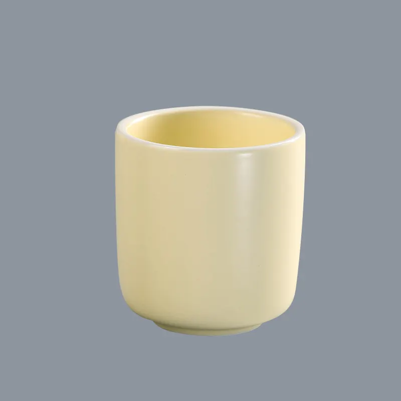 Two Eight modern porcelain tea cups and saucers from China for hotel 10