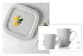 vintage colorful porcelain dinnerware series for dinner 2