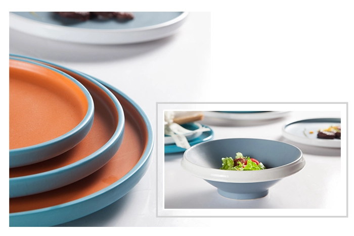 Two Eight square cheap white dinnerware manufacturer for restaurant 2