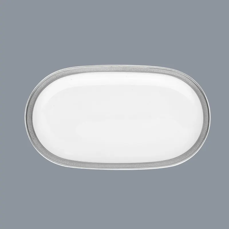 Two Eight modern fine bone china dinnerware white for dinning room 6