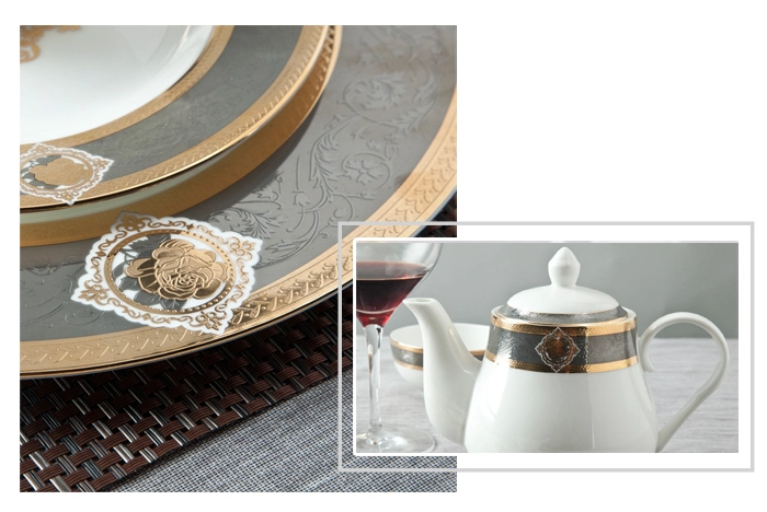 casual fine bone china dinnerware porcelain personalized for hotel 2