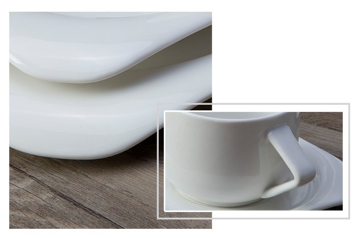 ivory modern restaurant crockery manufacturer for dinner 2