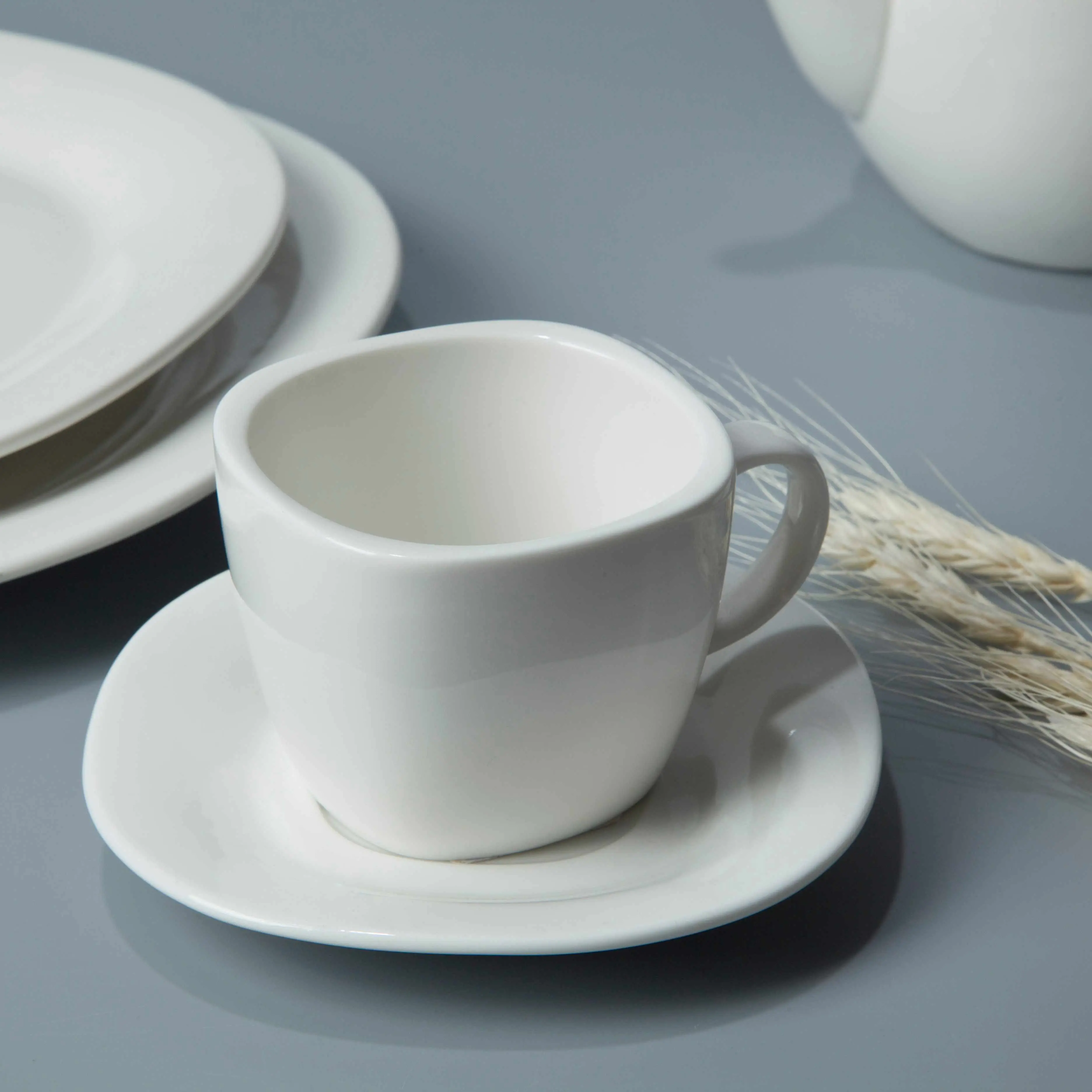 White Square Porcelain Dinnerware for Sale Western Unionwith Good Price 2
