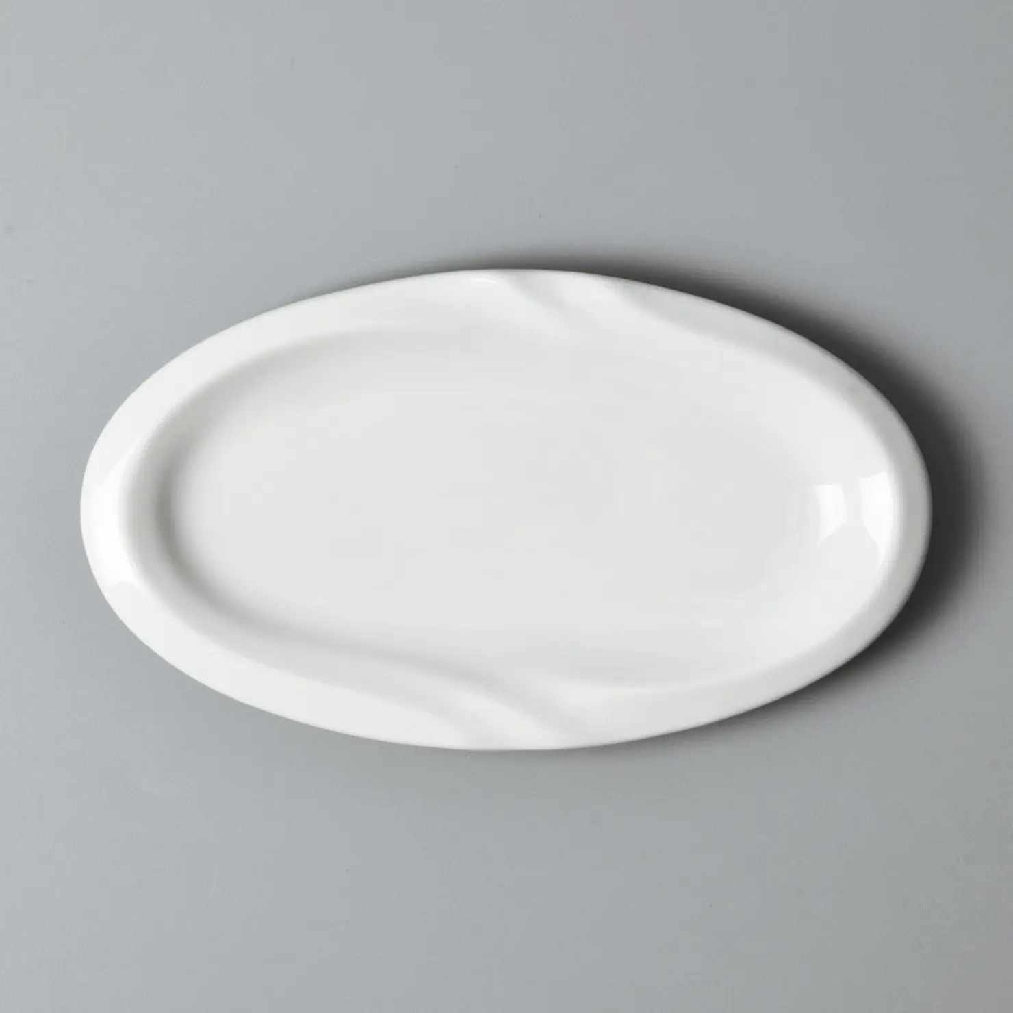 Two Eight white porcelain dinner plates bulk factory for restaurant 9