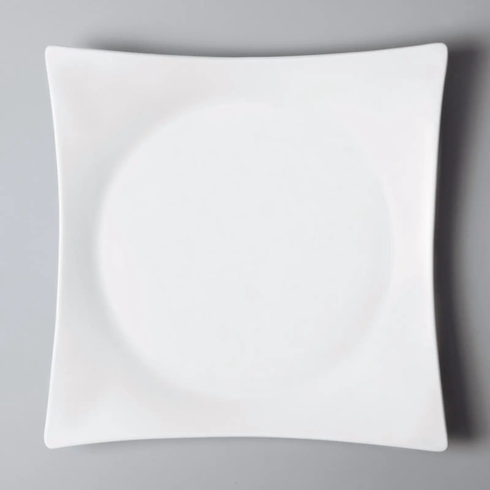 Two Eight white porcelain dinner plates bulk for business for home 3