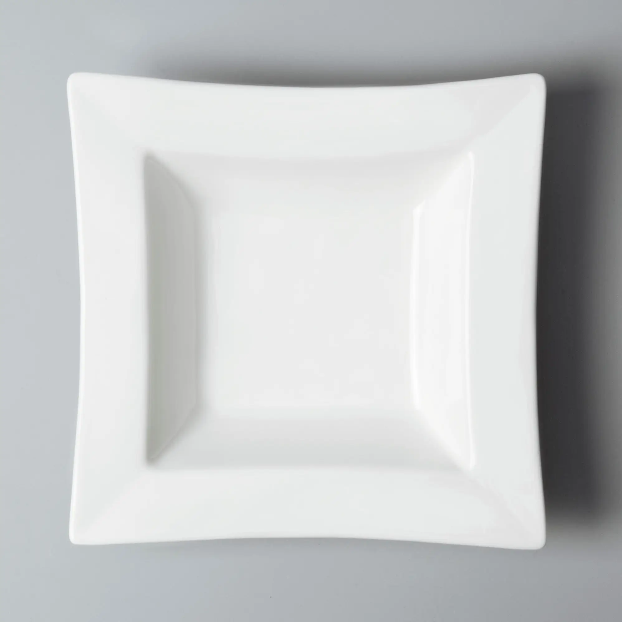 Two Eight white porcelain dinner plates bulk for business for home 4