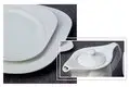 Two Eight sample white bone china dinnerware manufacturer for bistro 2