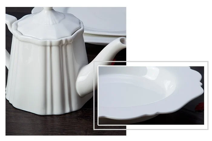 Two Eight royalty cheap white porcelain dinnerware German style for bistro 2