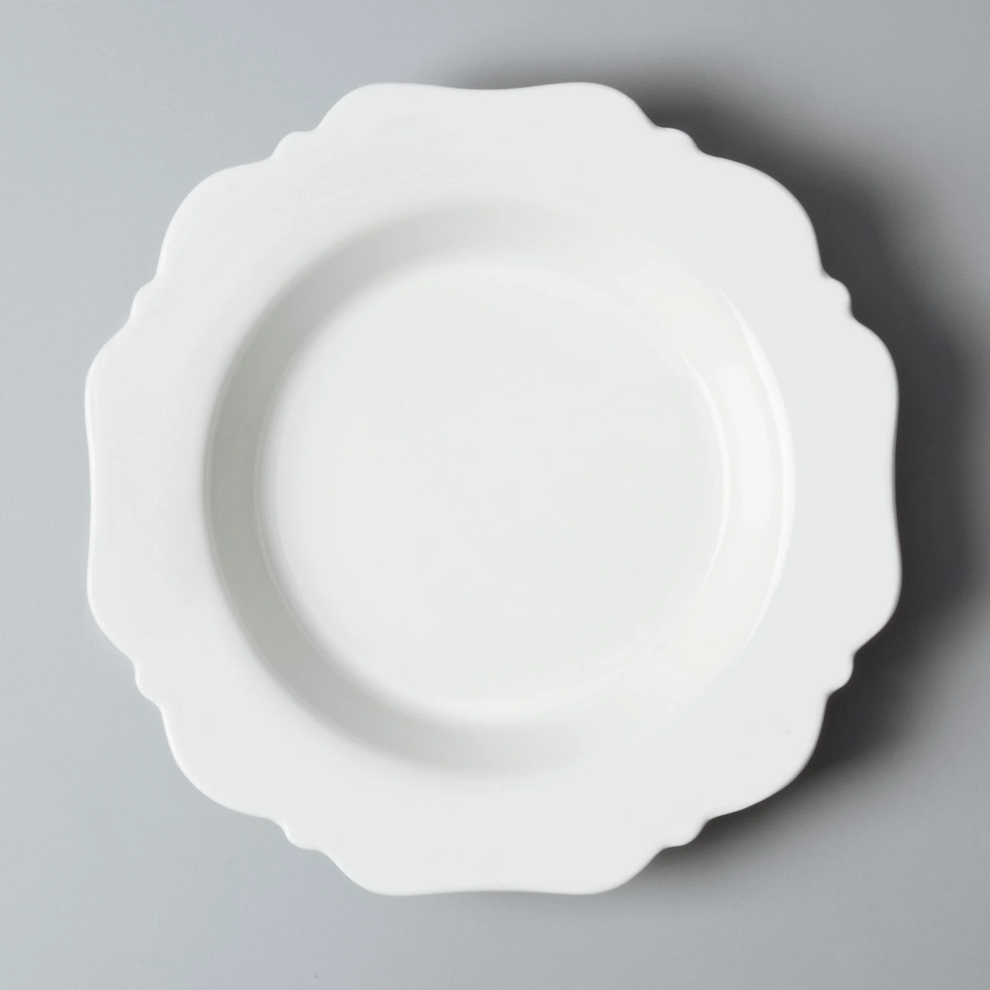 Two Eight royalty cheap white porcelain dinnerware German style for bistro 4