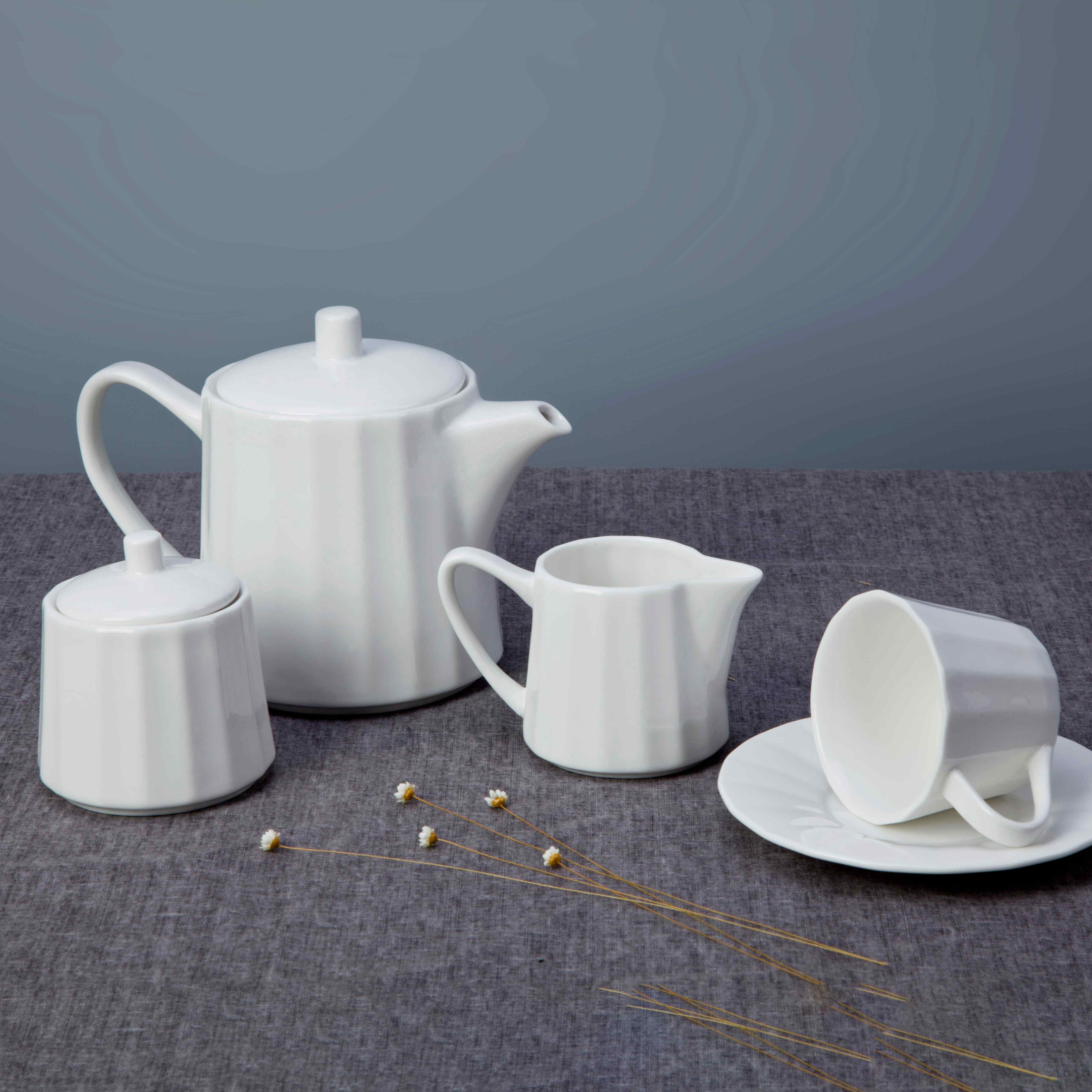 Restaurant Modern White Porcelain Dinnerware - TW17 2
