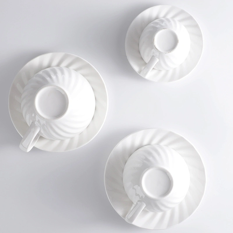 220ml Coffee Cup And Saucer, 3 Sizes Turkish Coffee Cups Porcelain, Ceramic Dinnerware Set^ 1