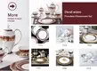 Two Eight Latest teapot and saucer set factory for bistro 6