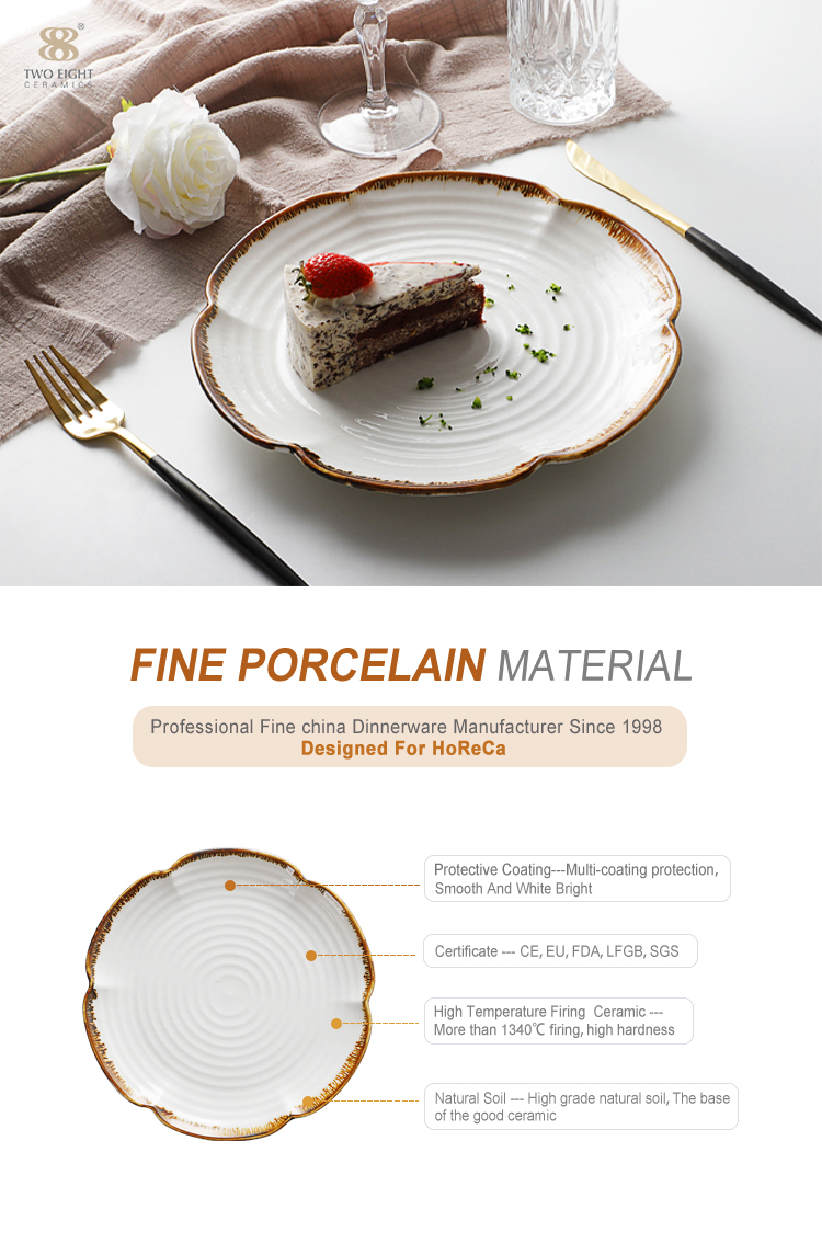 Productos Mas Vendidos En China Dishes Stone, Hotel Restaurant Server Plate, Catering Unique Shape Dinner Plate> 7