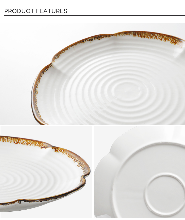Productos Mas Vendidos En China Dishes Stone, Hotel Restaurant Server Plate, Catering Unique Shape Dinner Plate> 13