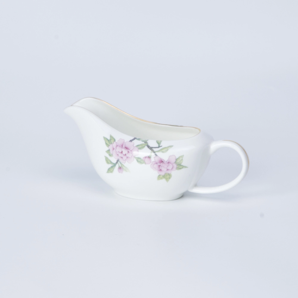 banquet hall crockery dinnerware sets accessories novelty ceramic sauce gravy boat 1