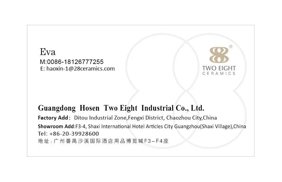 Two Eight flat ceramic plate Suppliers for bistro 7