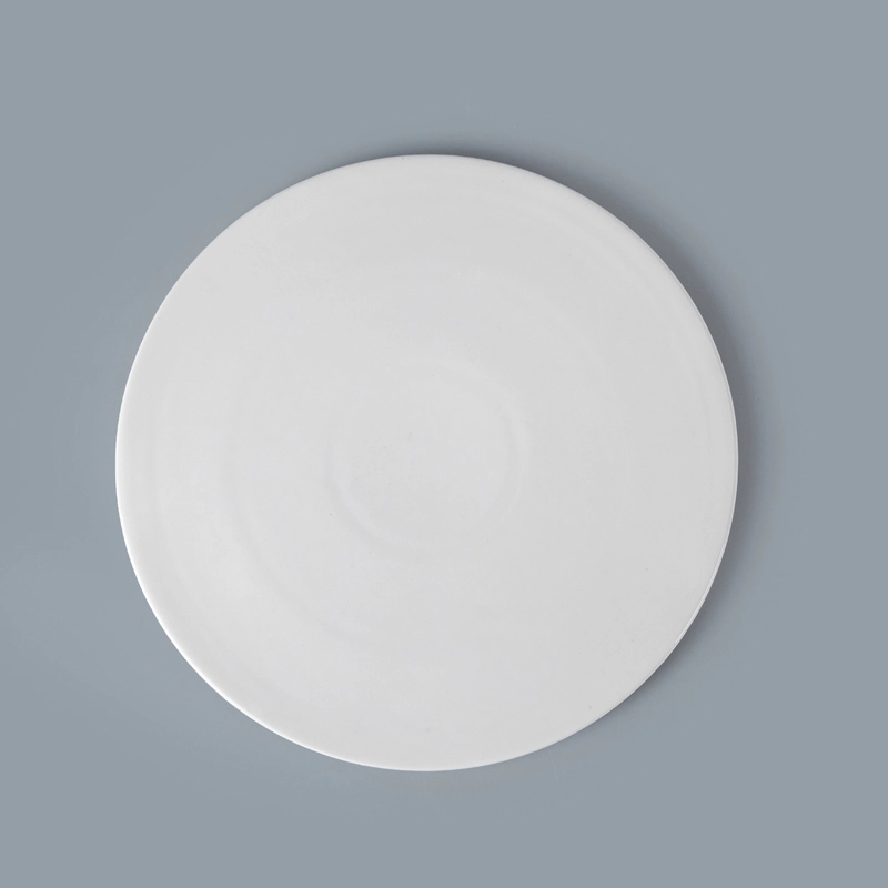 Crockery Porcelain White Round Plain Edge Dinner Plate, Two Eight Ceramics Crockery Tableware Porcelain Plates White# 1