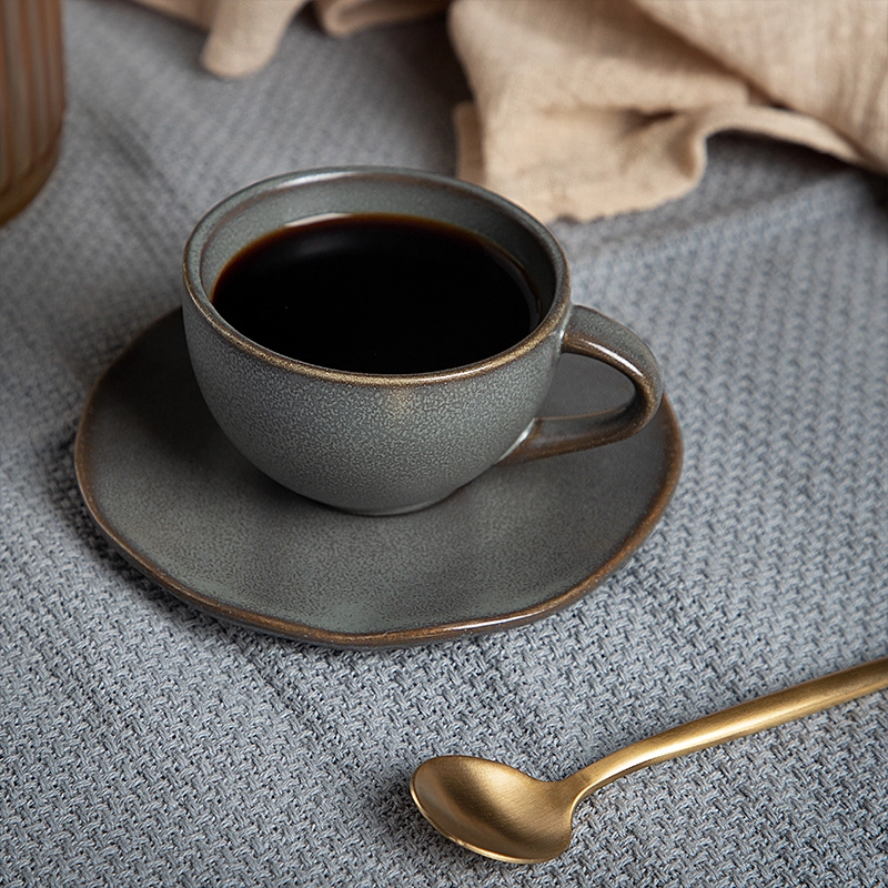 Hotel Ware Coffee Cup And Saucer, Eco Friendly Rustic Tea Cups And Saucers, Wholesale Coffee Cup 1