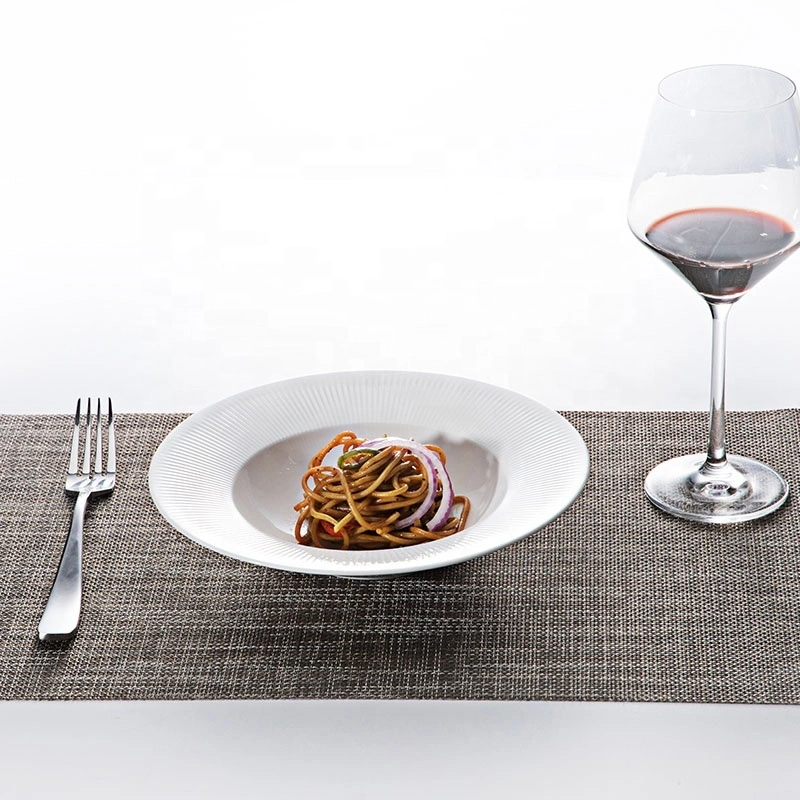 New Product Ideas 2019 Innovative for Hotels Hotel Gourmet Beauty Dish, Two Eight Ceramic Wide Rimmed Pasta Bowls% 1