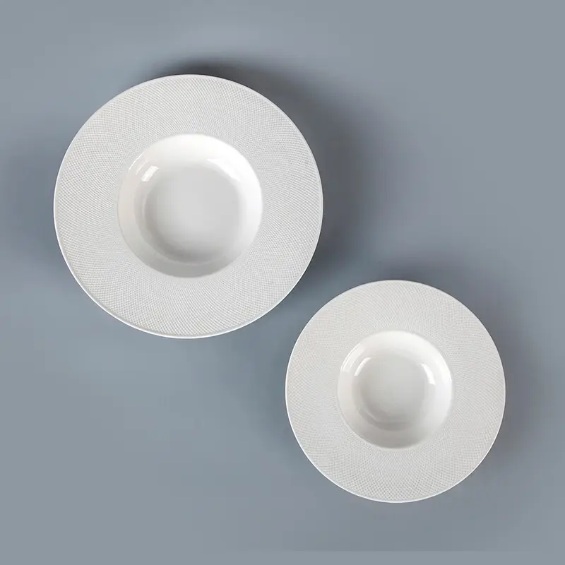 Two Eight oval ceramic bowl 6