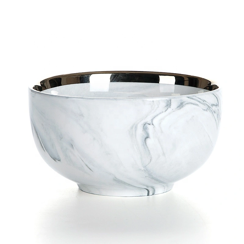 Restaurant Supplies Gold Rim Porcelain Bowl, European Gold Rim Bowl, Best Selling Gold Rim Restaurant Salad Bowl& 1