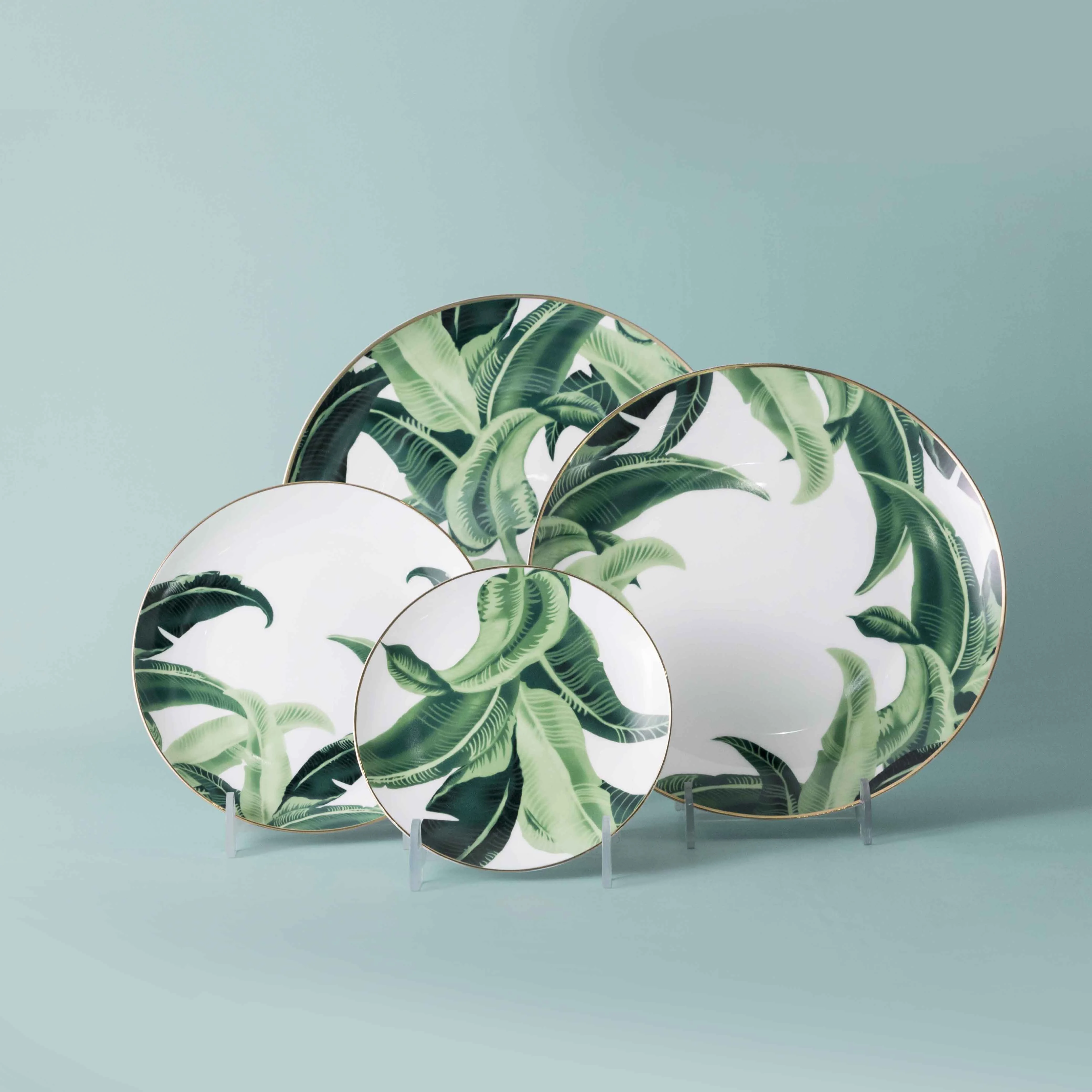 New Design Products Luxury Restaurants Decal Bone China Dinner Plate, Hotel Tableware Supplierd^ 1