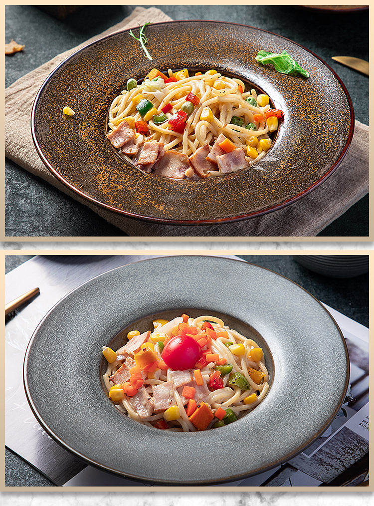 New Restaurant Ceramic Plates for Business for Home Two Eight