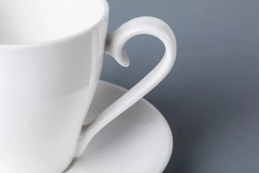 Two Eight large white coffee mugs company for dinning room 3
