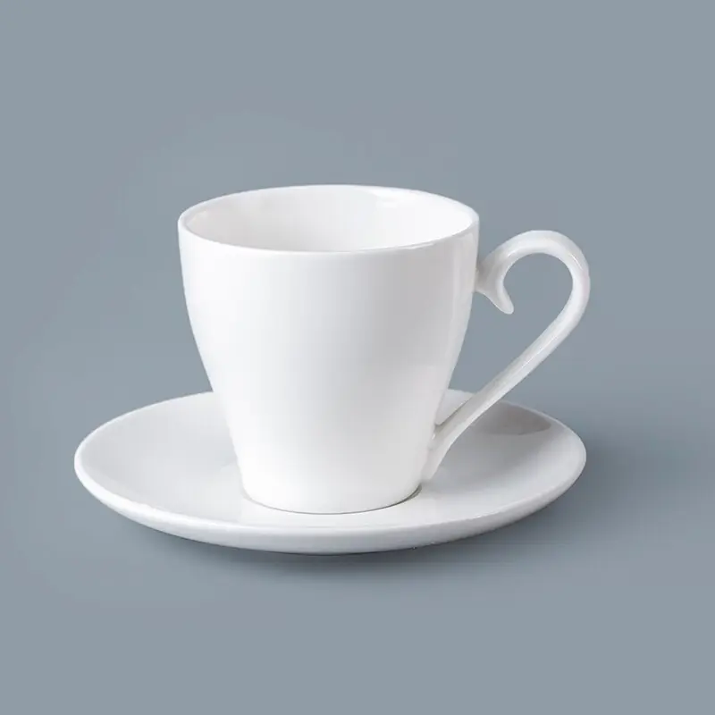 Two Eight large white coffee mugs company for dinning room 2