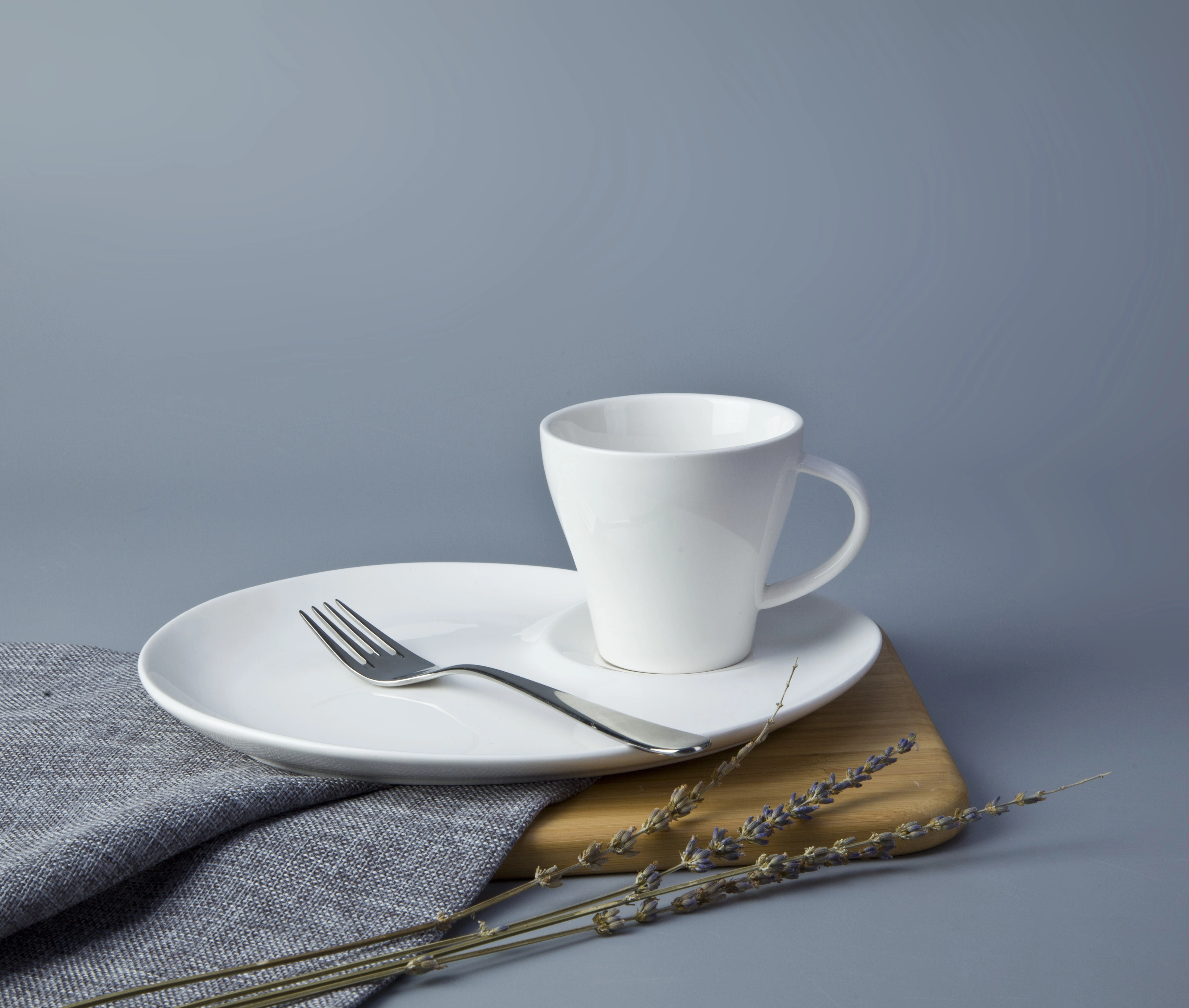 Durable porcelain tea cups white coffee cup with saucer 1