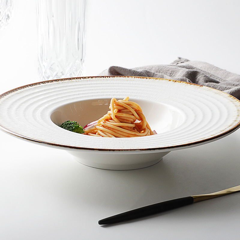 Investment In The Maldives High Temperature Ceramic Hotel Plates Dishes, Wholesale Restaurant Dishes, Nordic Ceramics Dish^ 5