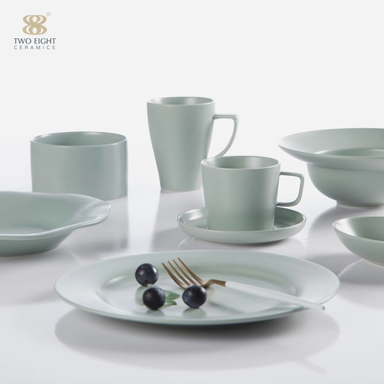 European style porcelain dinnerware set 72 pcs dinner set for restaurant 1