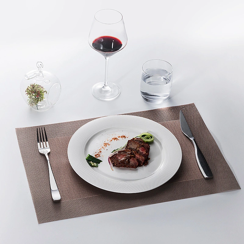 Wholesale Dinner Plates China, Grid Style Dishes Dinnerware Sets Plates, Charger Ceramics Plates In Bulk 1