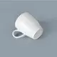 Two Eight New tall white coffee mugs factory for bistro 5