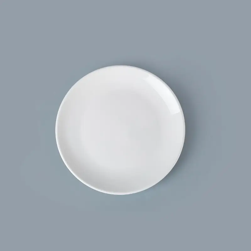 High-quality white ceramic dinner plates manufacturers for hotel 2